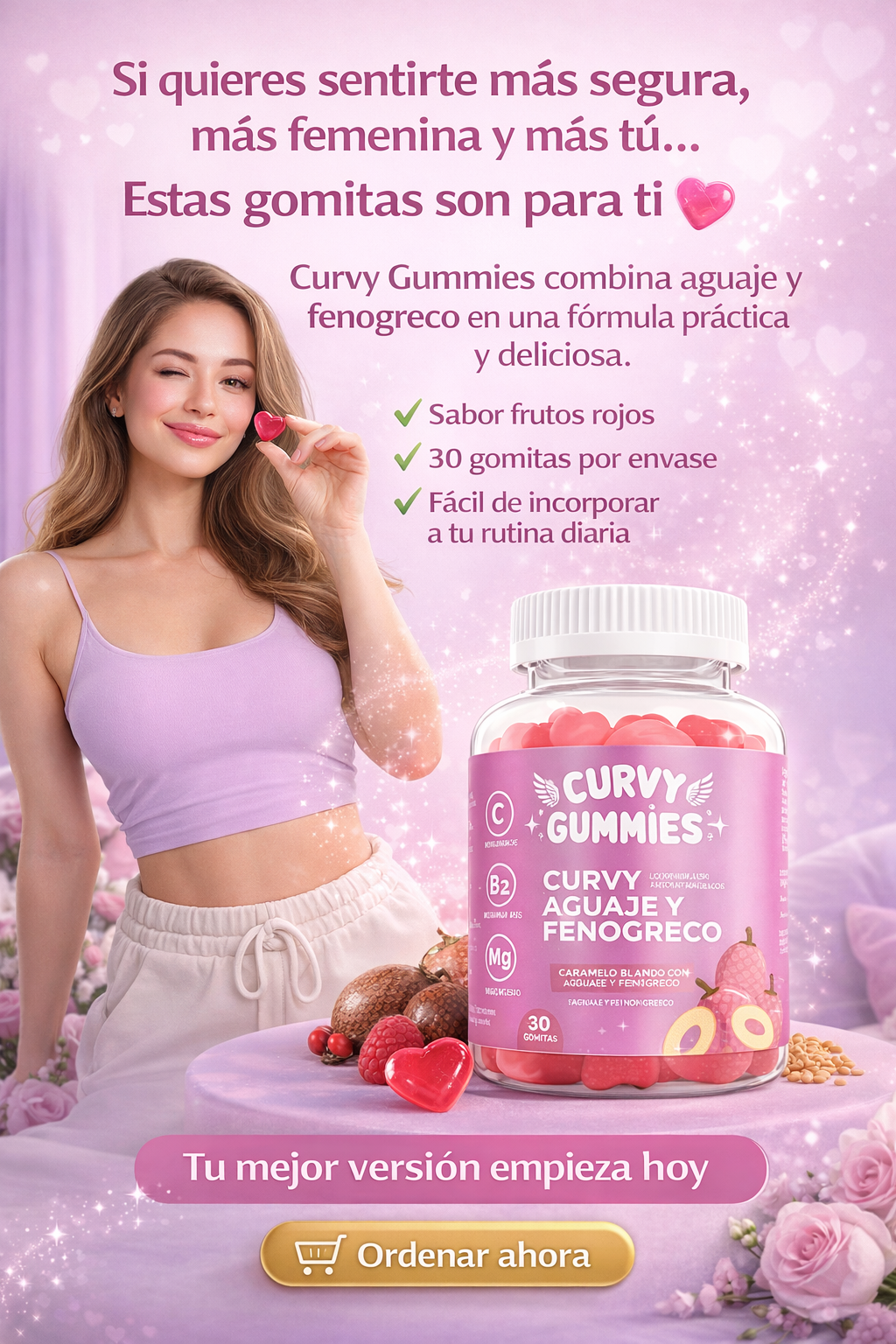 Curvy Gummies aguaje y fenogreco