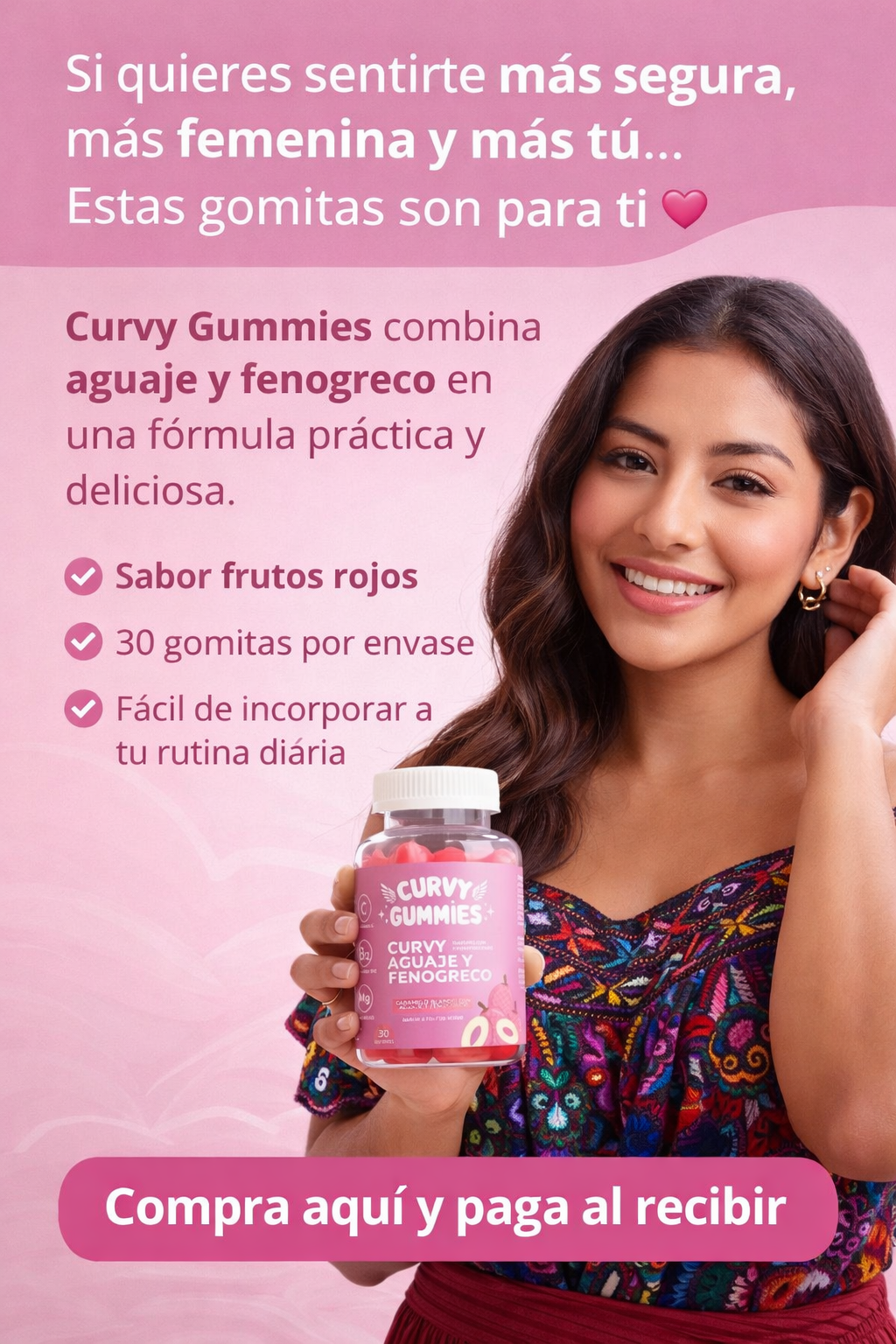 Curvy Gummies aguaje y fenogreco