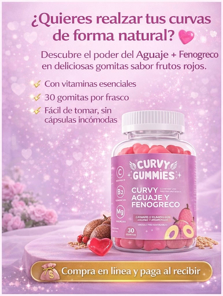 Curvy Gummies aguaje y fenogreco